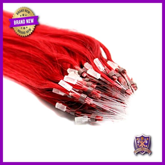 Remy Human Hair Extensions Micro Ring Loop Bead Tipped 20 Inch main image 5